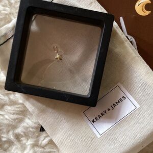 Keary and James puffy star charm 14 k